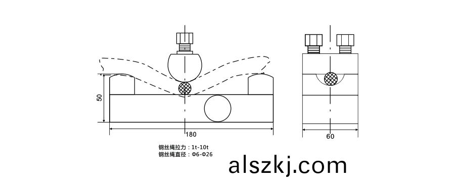 BCQ旁壓式傳感器尺寸(cun)圖